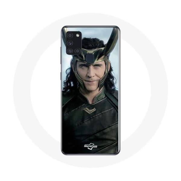 Coque - Maniacase - Samsung Galaxy A21S - Blød - Sort - Loki Thor Ragnarok Svart
