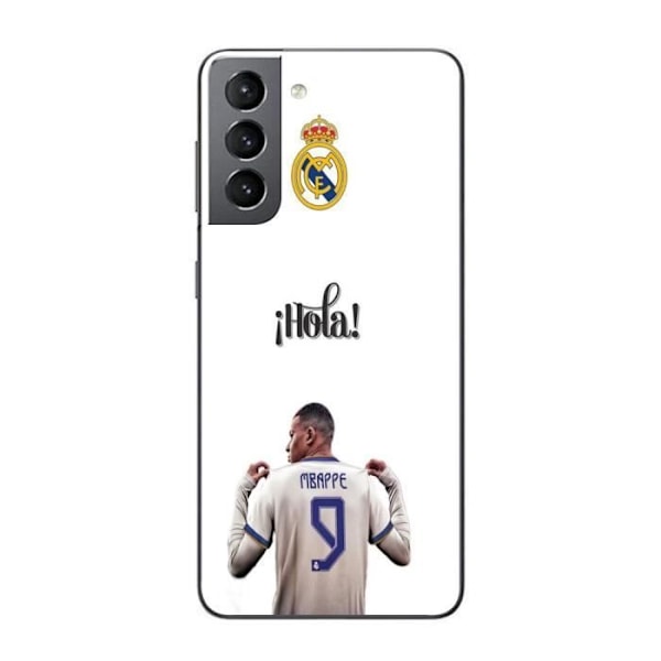 Coque Maniacase pour Samsung Galaxy S21 plus 5g Kylian Mbappe Real Madrid 9 Hola