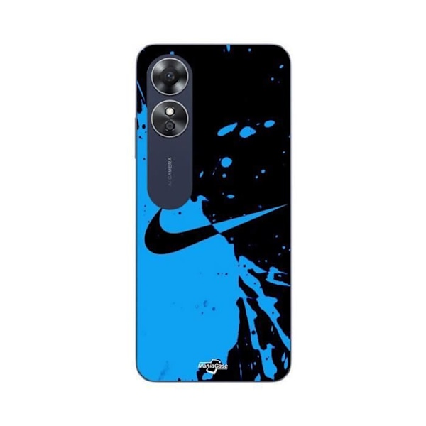 Coque Oppo A17 nike-logotyp Färg svart och blå Maniacase