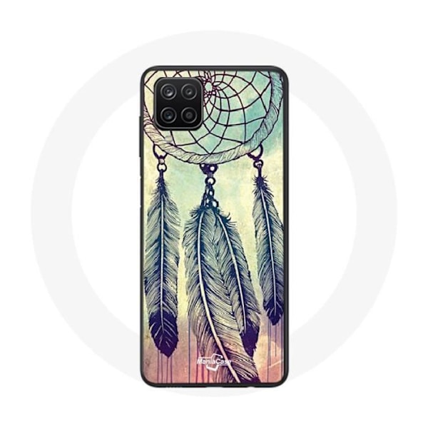 Coque Samsung Galaxy A12 Fjäderdröm färgglad