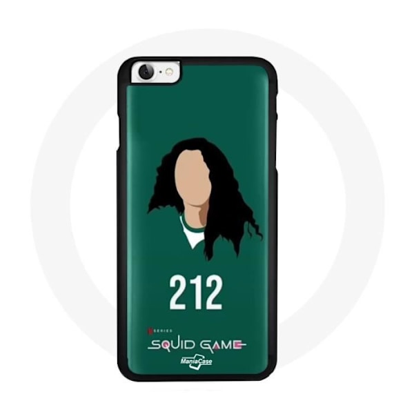 Telefonfodral - Maniacase - iPhone 4 - Mjuk - Svart - Design Squid Game