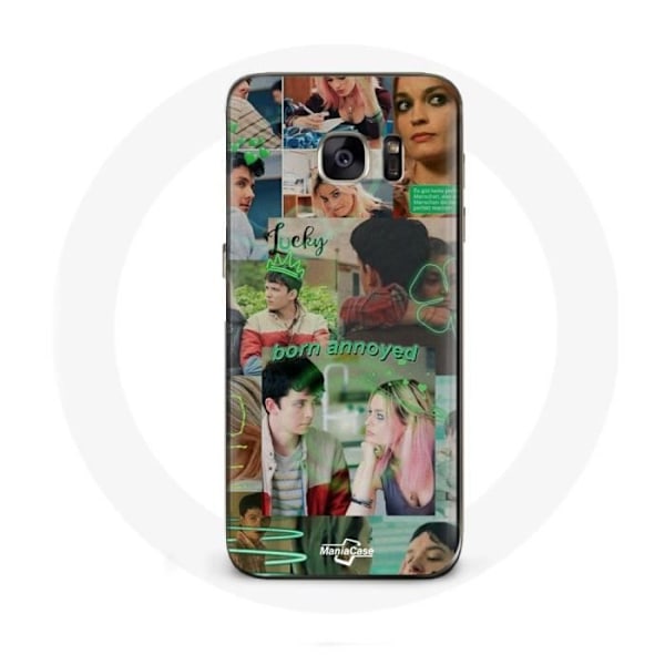 Coque - Samsung - Galaxy S7 - Sex Education - Maeve Wiley och Otis - Flexibel - Vit