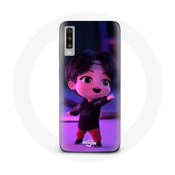 Cover til Samsung Galaxy A50 BTS TinyTAN Jin Animation