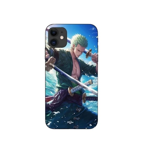 Coque maniacase för Iphone 12 mini One Piece Roronoa Zoro svärd manga anime