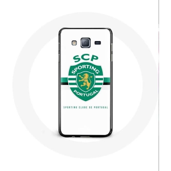 Coque Samsung Galaxy J3 2016 scp Sporting Portugal vit bakgrund