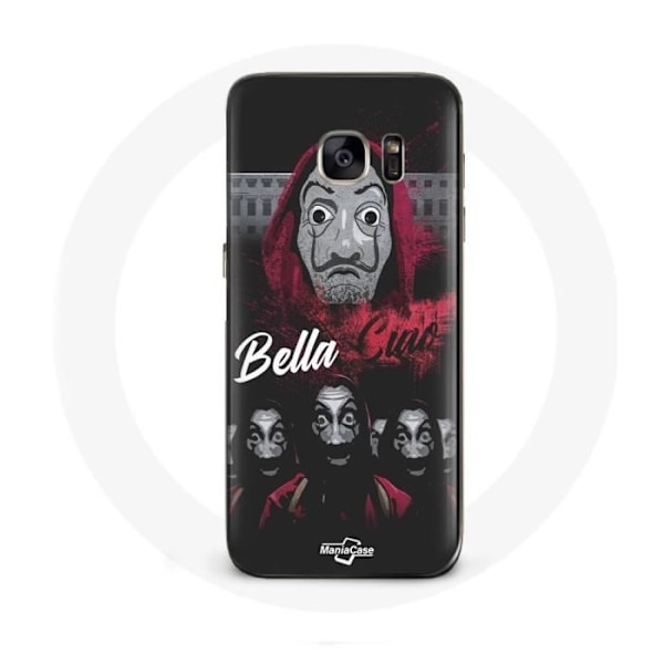 Coque för Samsung Galaxy S6 Edge La casa de papel bella ciao logotyp
