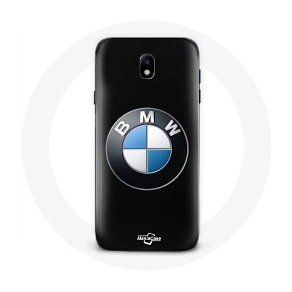 Coque Samsung Galaxy J3 2017 BMW-logotyp svart bakgrund