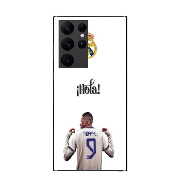 Coque Maniacase för Samsung Galaxy s22 Ultra Kylian Mbappe Real Madrid 9 Hola