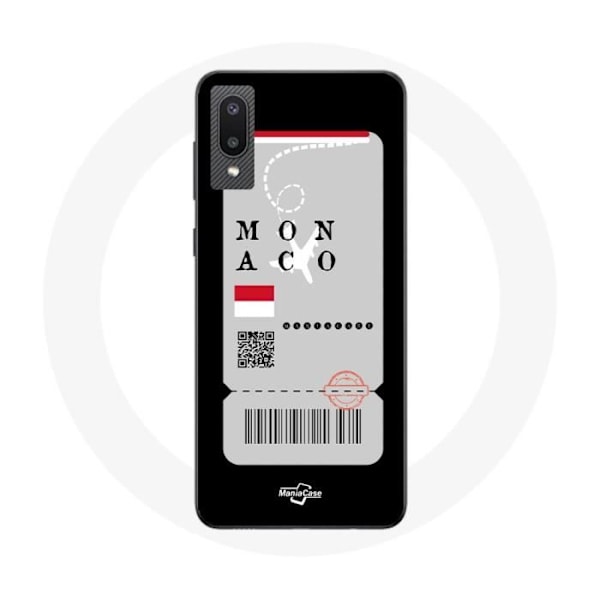 Coque - Samsung - Galaxy A02 - Flygbiljett Monaco - Mjuk - Syntetiskt skydd