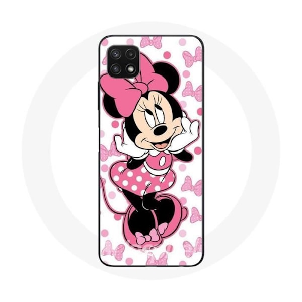 Coque för Samsung Galaxy A22 5G Minnie Mouse Söt tecknad rosa