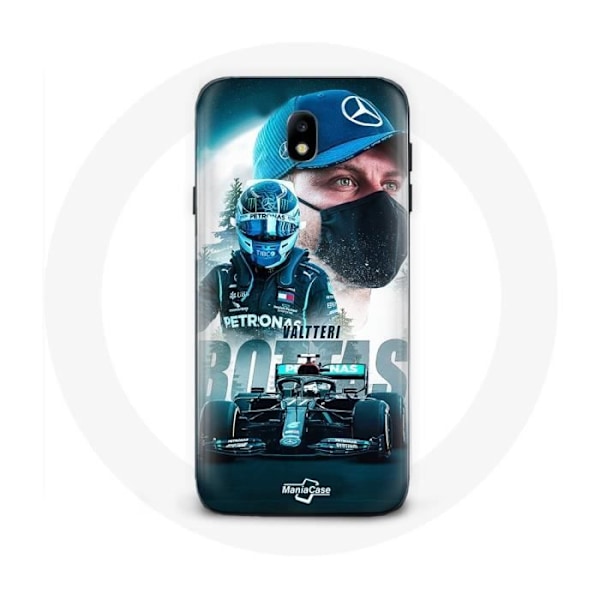 Coque för Samsung Galaxy j7 2017 Formel 1 Valtteri Bottas F1-förare Svart