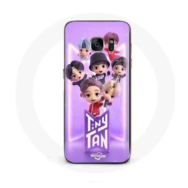 Coque för Samsung Galaxy S6 BTS TinyTAN Animation Affisch RM Jin Suga J-Hope Jimin Jungkook Och V