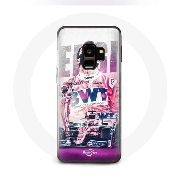 Coque - Formel 1 - Samsung Galaxy S9 - Sergio Pérez - Hård beskyttelse - Rosa