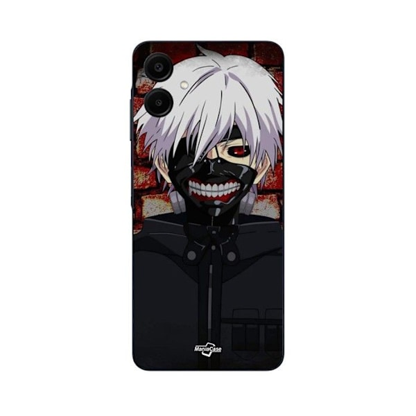 Mobilskal - Maniacase - Samsung Galaxy A06 - Silikon - Svart - Anime Tokyo Ghoul Kaneki Ken Svart