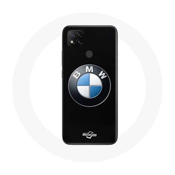 Coque - Maniacase - Xiaomi Redmi 9C - BMW-logotyp - Mjuk - Svart Svart
