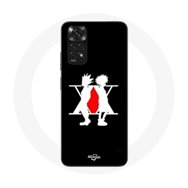 Coque - Hunter x Hunter - Xiaomi Redmi Note 11S - Mjuk - Svart - Manga Logotyp Svart