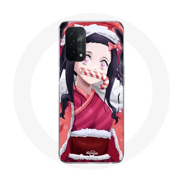 Coque för Oppo A54 5G Anime Demon Slayer Kamado Nezuko Juldagen 2023