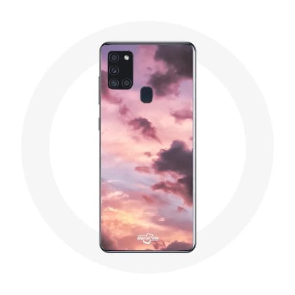 Samsung Galaxy A21S auringonlasku tausta
