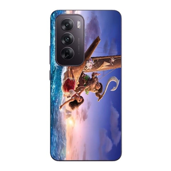 Coque För Oppo Reno 12 5g Vaiana anime Disney Maniacase Svart