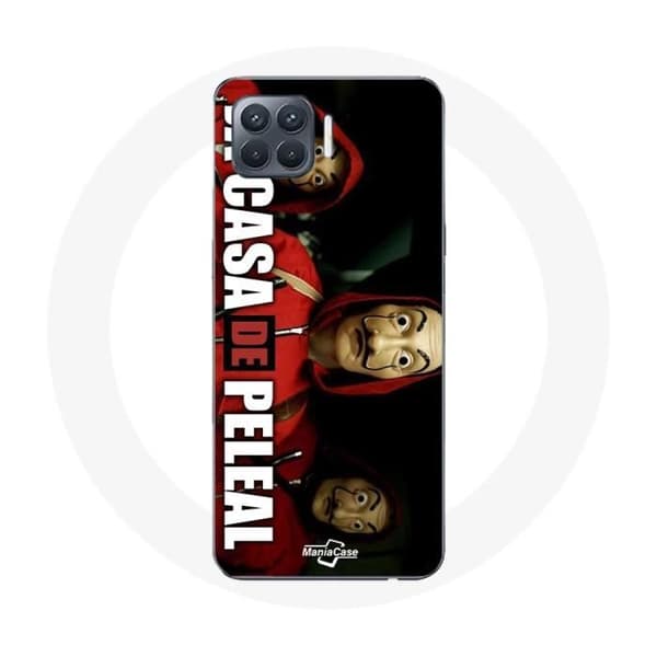 Coque pour Oppo A93 La casa de papel Masques de Dali
