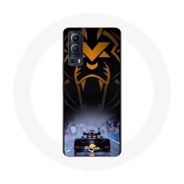 Coque Vivo Y72 Formel 1 Sebastian Vettel F1-förare Svart