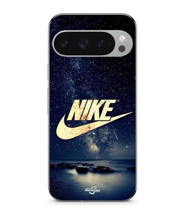 Coque - MANIACASE - Google Pixel 9 Pro - Silikone - Sort - Stjernehimmel - Guld Svart