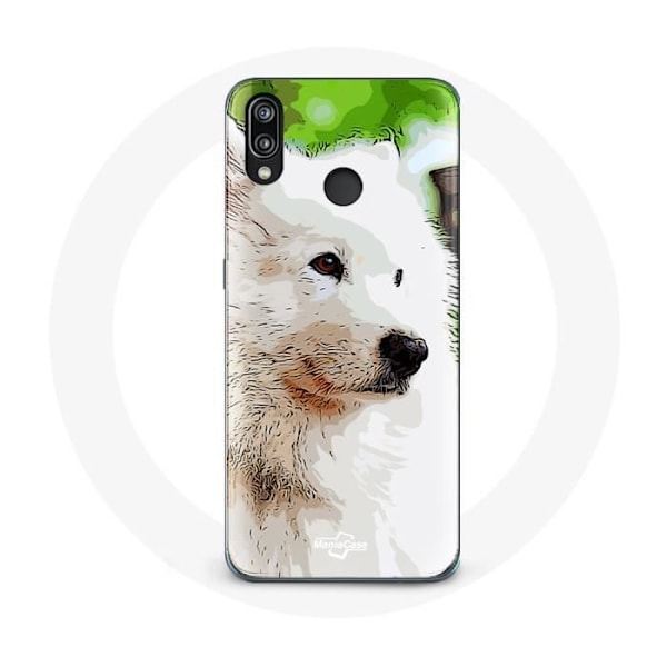 Skydd för Huawei P20 Lite Vit Samoyed Hund