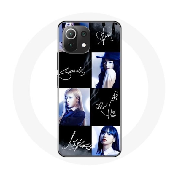 Coque - Maniacase - Xiaomi Mi 11 Lite - Svart - Mjuk - Foto Blackpink Svart