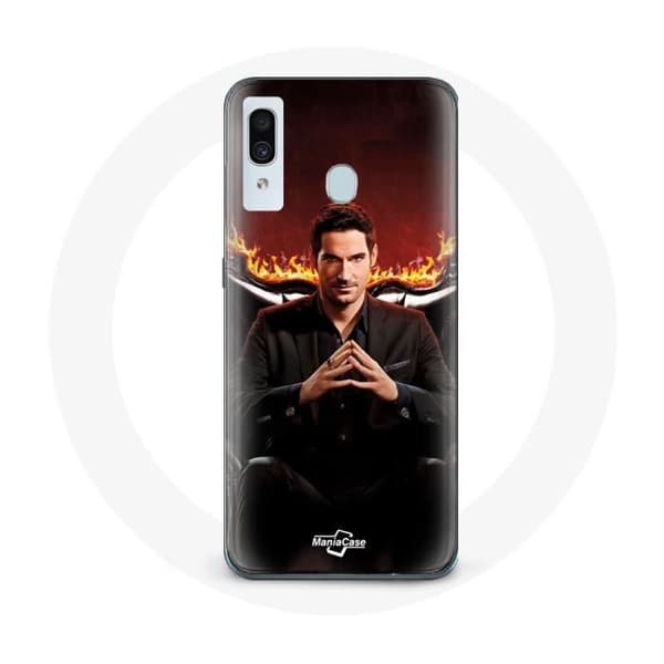 Coque - Lucifer - Samsung Galaxy A30 - Blød - Sort - Beskyttelse