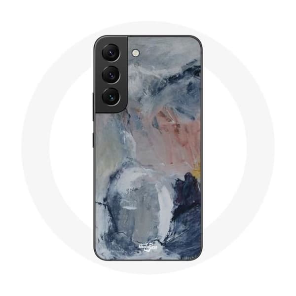 Coque - MANIACASE - Samsung Galaxy S21 FE - Blød - Abstrakt tekstur - Grå Grå