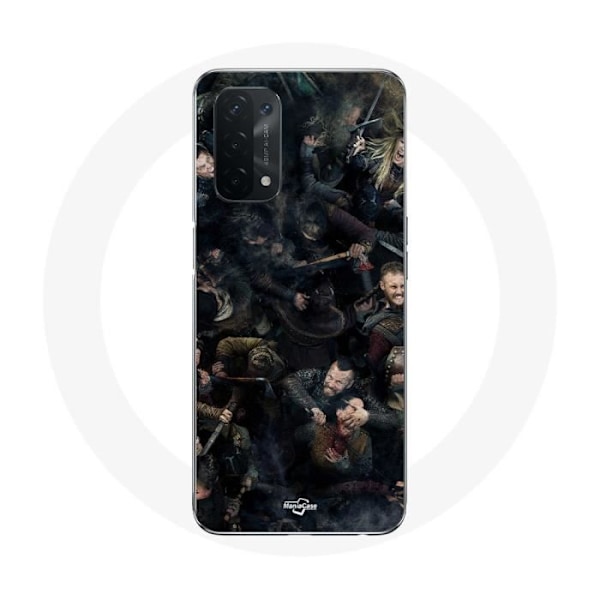 Coque för Oppo A74 Vikings Teaser Säsong 6 Affisch Karaktärer Konst