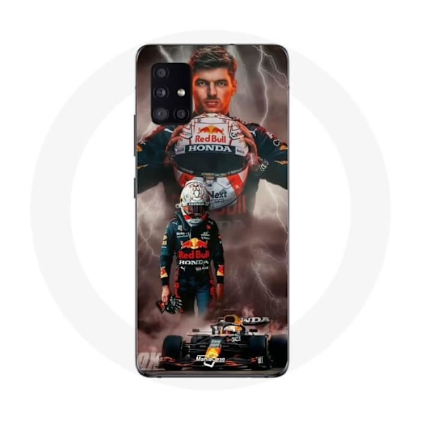 Coque Maniacase för Samsung Galaxy A51 5G Verstappen blixt Formel 1 F1-hjälm