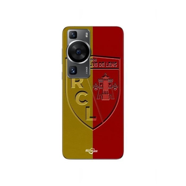 Coque Huawei P60 RCL LENS Logotyp med gul och röd Maniacase