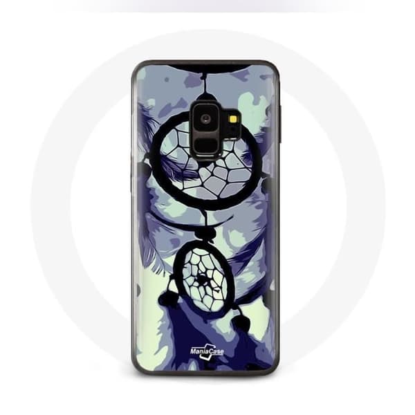 Cover til Samsung Galaxy S9 Plus Drømmefanger i lilla, grå og sort