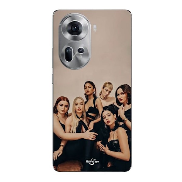 Coque för Oppo Reno 11 5g Euphoria team series Maniacase Svart