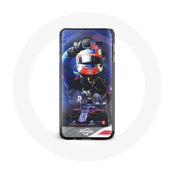 Skydd för Samsung Galaxy A3 Formel 1 Pierre Gasly F1-förare Röd Blå
