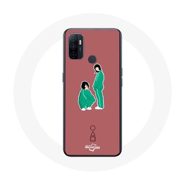 Coque Oppo A53 Squid Game Ji Yeong Nummer 240 och Kang Sae Byeok Nummer 067