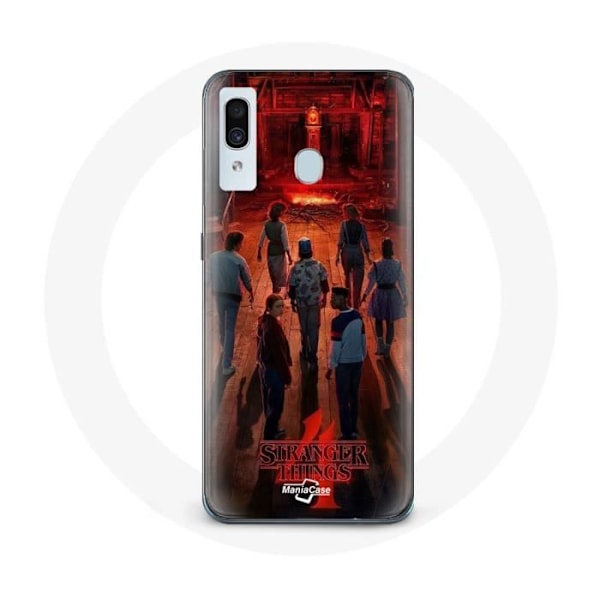 Coque för Samsung Galaxy A40 Stranger Things Affisch Utrustning Fan Art Säsong 4