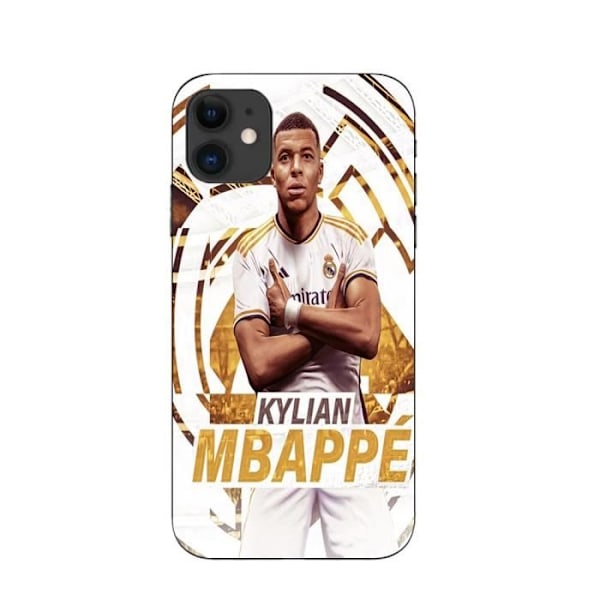 Coque - Maniacase - iPhone 11 - Kylian Mbappe - Svart - Flexibel Svart