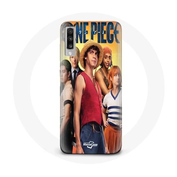 Coque - Maniacase - Samsung Galaxy A70 - Anime One Piece - Mjuk - Svart