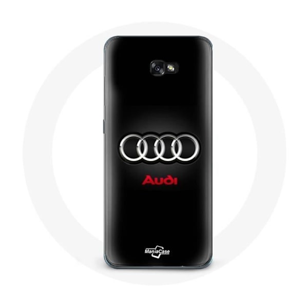 Coque för Samsung Galaxy A5 Audi-logotyp Metall svart bakgrund