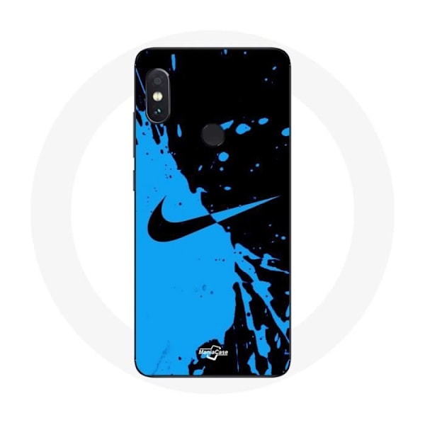 Coque för Xiaomi Redmi Note 5 AI Dual Camera Nike-logotyp Blå och Svart
