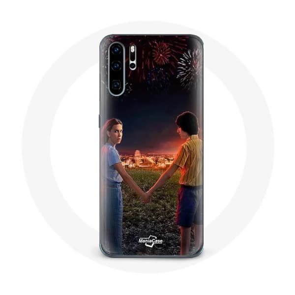 Coque - Huawei - P30 Pro - Pehmeä - Musta - Stranger Things