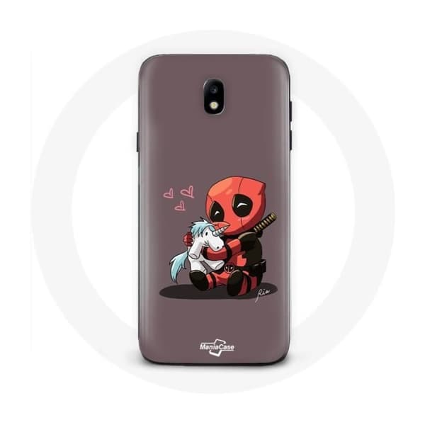 Samsung Galaxy J3 2017 Coque DeadPool Unicorn Licorne