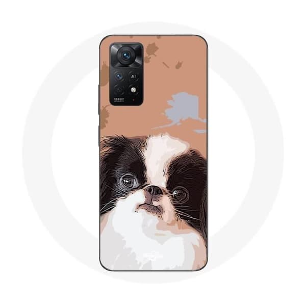 Coque - Redmi - Note 11 Pro 5G - Japansk Spaniel - Blød - Sort og Hvid Svartvitt