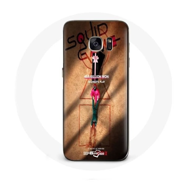 Coque för Samsung Galaxy S7 Edge Squid Game Serie affisch soldat