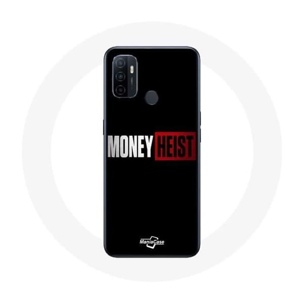 Coque - La casa de papel - Oppo A53 - Blød - Sort - Smartphone beskyttelse