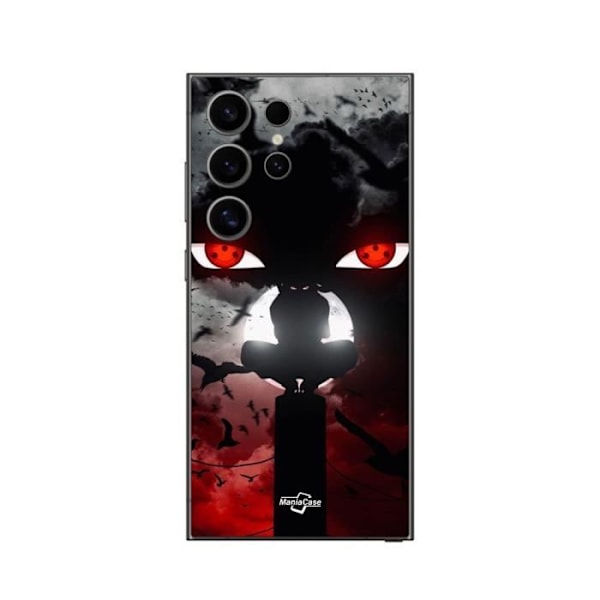 Coque - Maniacase - Samsung Galaxy S25 Ultra - Itachi Uchiwa - Flexibel - Svart