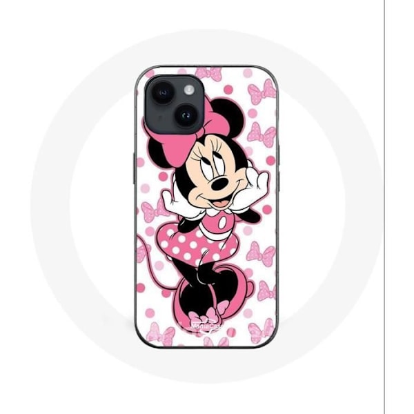 Coque - Maniacase - Iphone 14 Plus - Minnie Mouse - Silikon - Mjuk - Söt svart