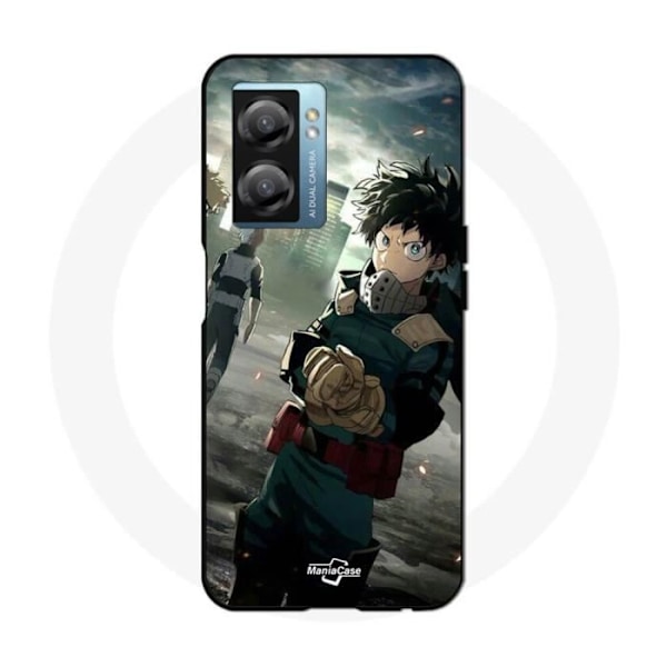 Coque - Maniacase - Oppo A77 5G - My Hero Academia - Mjuk - Svart